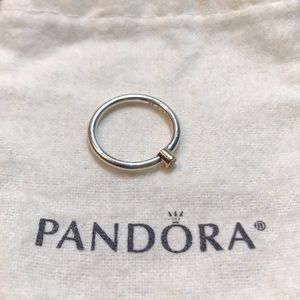 Pandora ring two-tone